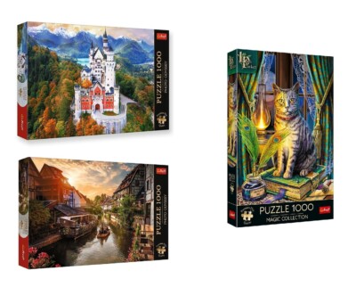 Puzzle Trefl 1000 Teile  PREMIUM PLUS QUALITY NEUSCHWANSTEIN/Colmar/Buch