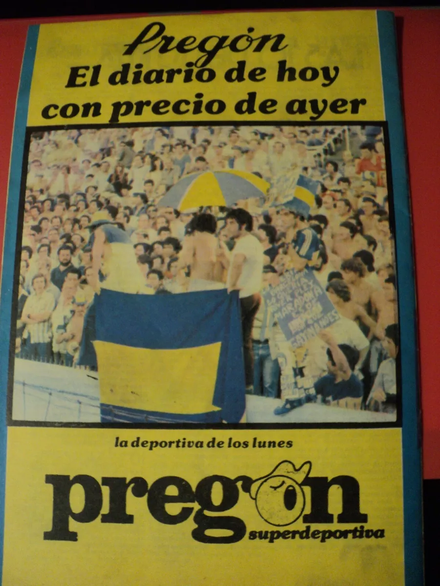 rare magazine voz de Boca Jrs Argentina N3 1981 Diego Maradona