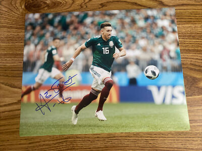 Hector Herrera Autographed 11x14 Photo Mexico Gold Cup Olympic Atletico  Madrid
