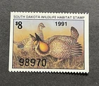 WTDstamps - 1991 SOUTH DAKOTA - State Wildlife Habitat Stamp - Lot1 - Mint OG NH
