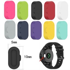 10pcs Dust Plug Charger Port Protective Caps for Garmin Fenix 5/Venu 2/2S Watch