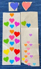 Vintage Sandylion Hearts Sticker Partial Mod Lot 988A