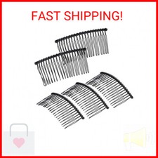 5 Pieces 20 Teeth Hair Clip Combs Metal Wire Hair Combs Wire Twist Bridal Weddin