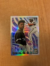 2020 Donruss Optic - Eloy Jimenez - Optic Illusions Insert Silver Holo Prizm