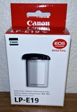 NEW GENUINE OEM CANON EOS LP-E19 Li-Ion Rechargeable Battery Pack 10.8V 2700mAh