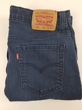 Levis 502 Jeans Womens Size 18 Regular Taper 29x30 Adjustable Waist Blue Stretch