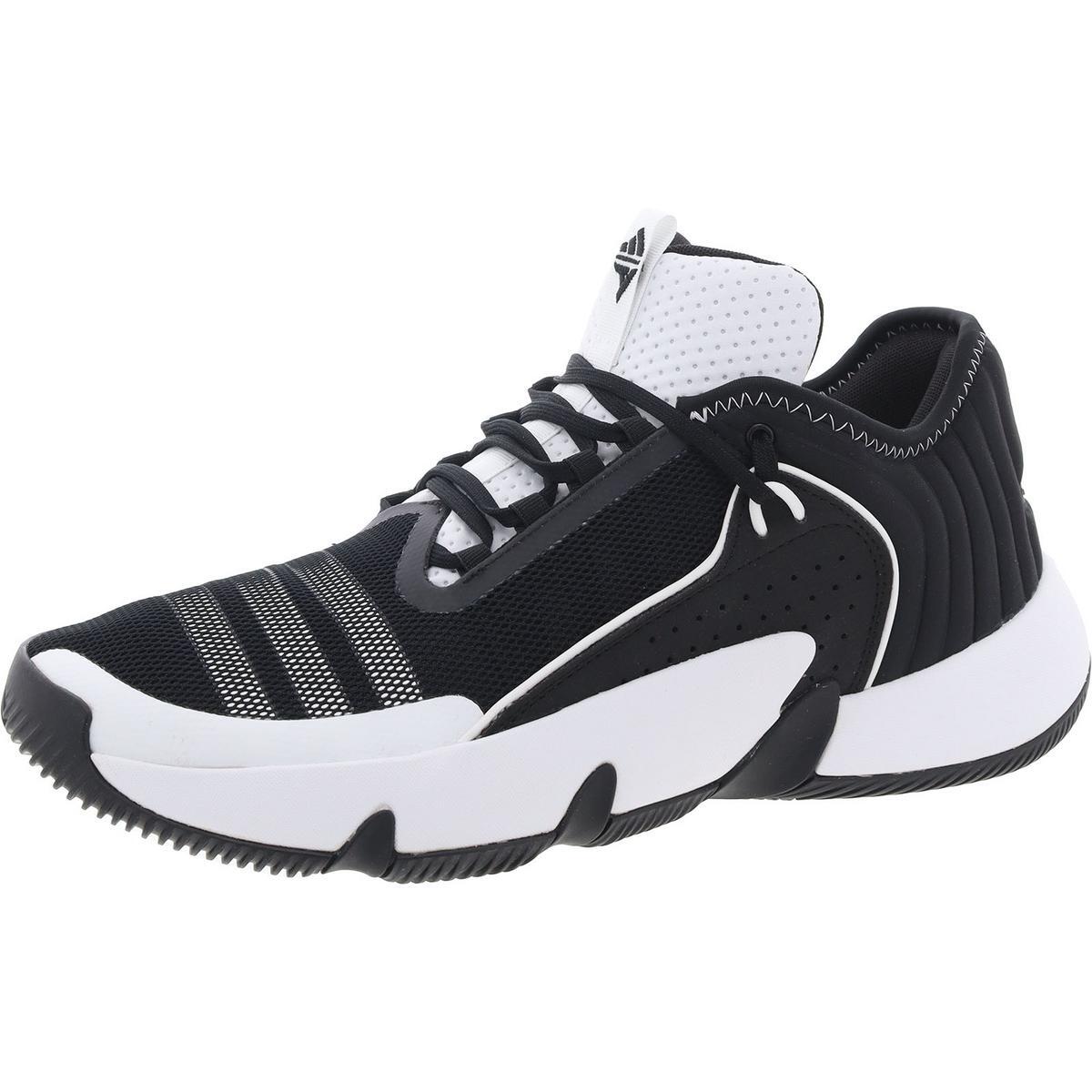 Мужские баскетбольные кроссовки Adidas Trae Unilimited черного цвета 10.5 Medium (D) BHFO 7826