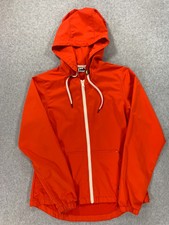 Kavu 100% Polyester Vintage Hoodie Rain Jacket (women's Small) Orange