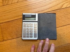 Vintage Texas Instruments TI-1768 Mini Compact Pocket Solar Calculator Works