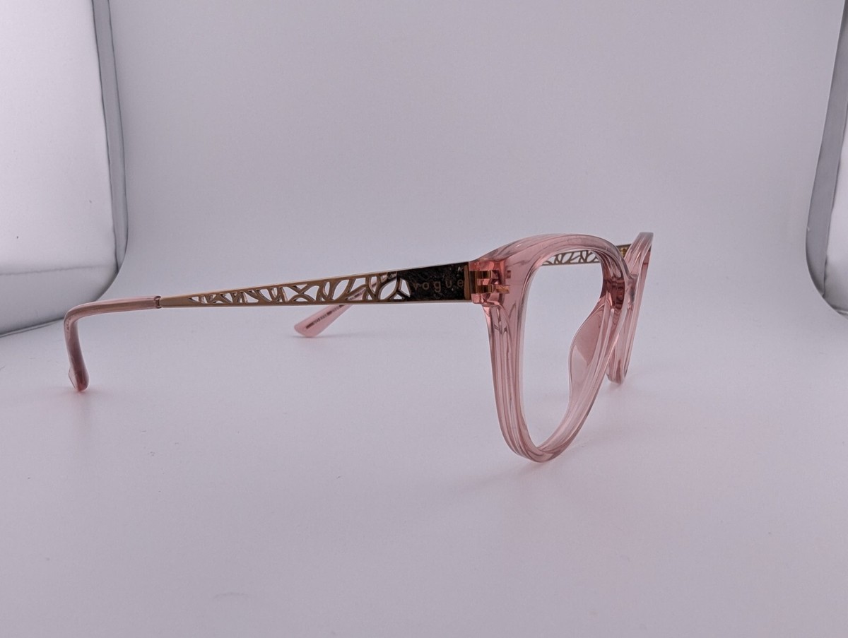 Vogue VO 5258 2599 Pink Cat Eye Eyeglasses Frames 53-16-140 Women’s Designer Vogue Eyeglasses Frames Only, VO 5258 2599, 53-16-140, Pink  main image 2