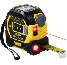 3 in 1 Digital Laser Tape Measure  Laser Level Crosshairs 130ft/40m Laser...
