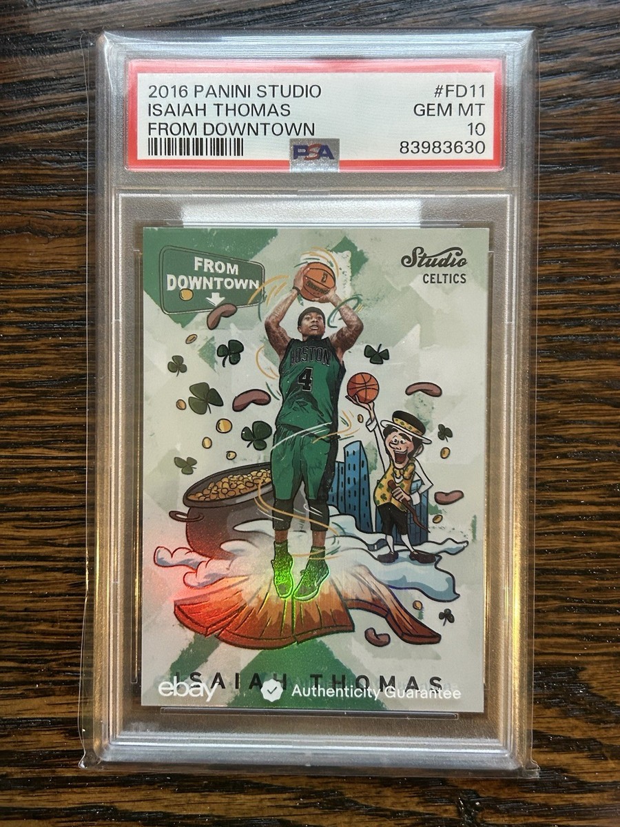 2016 PANINI STUDIO FROM DOWNTOWN FD11 ISAIAH THOMAS PSA 10 | eBay