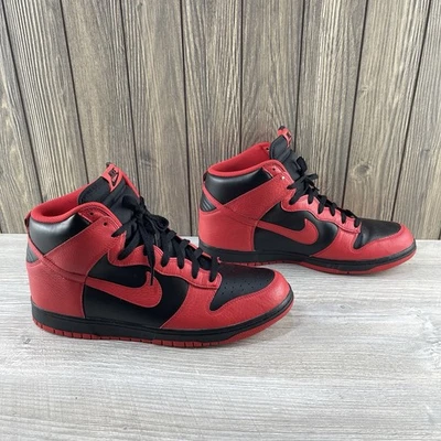 Nike Dunk High Black Action Red for Sale | Authenticity Guaranteed