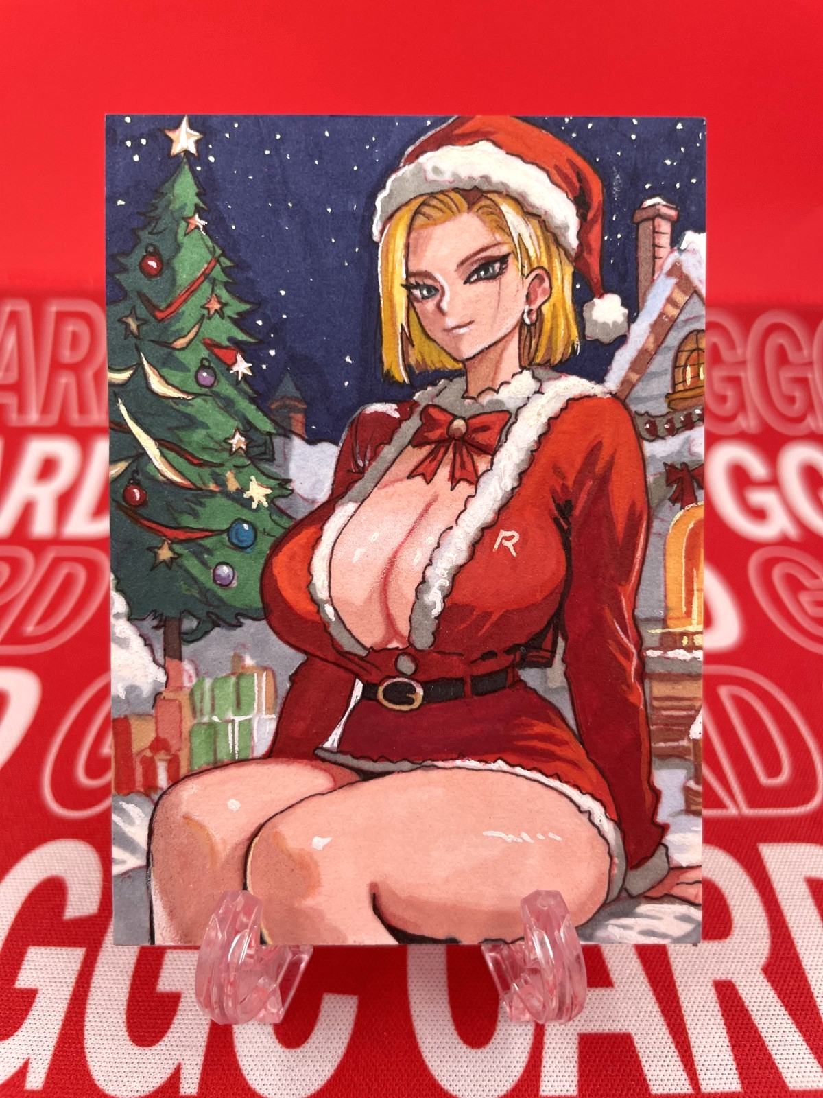 【Christmas Limited】GGC Studio Dragon Ball Android 18 Artist Auto Sketch Card 1/1