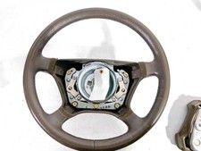 92-99 Mercedes W124 R129 W140 W201 Leather Steering Wheel Brown 400mm 1404604603