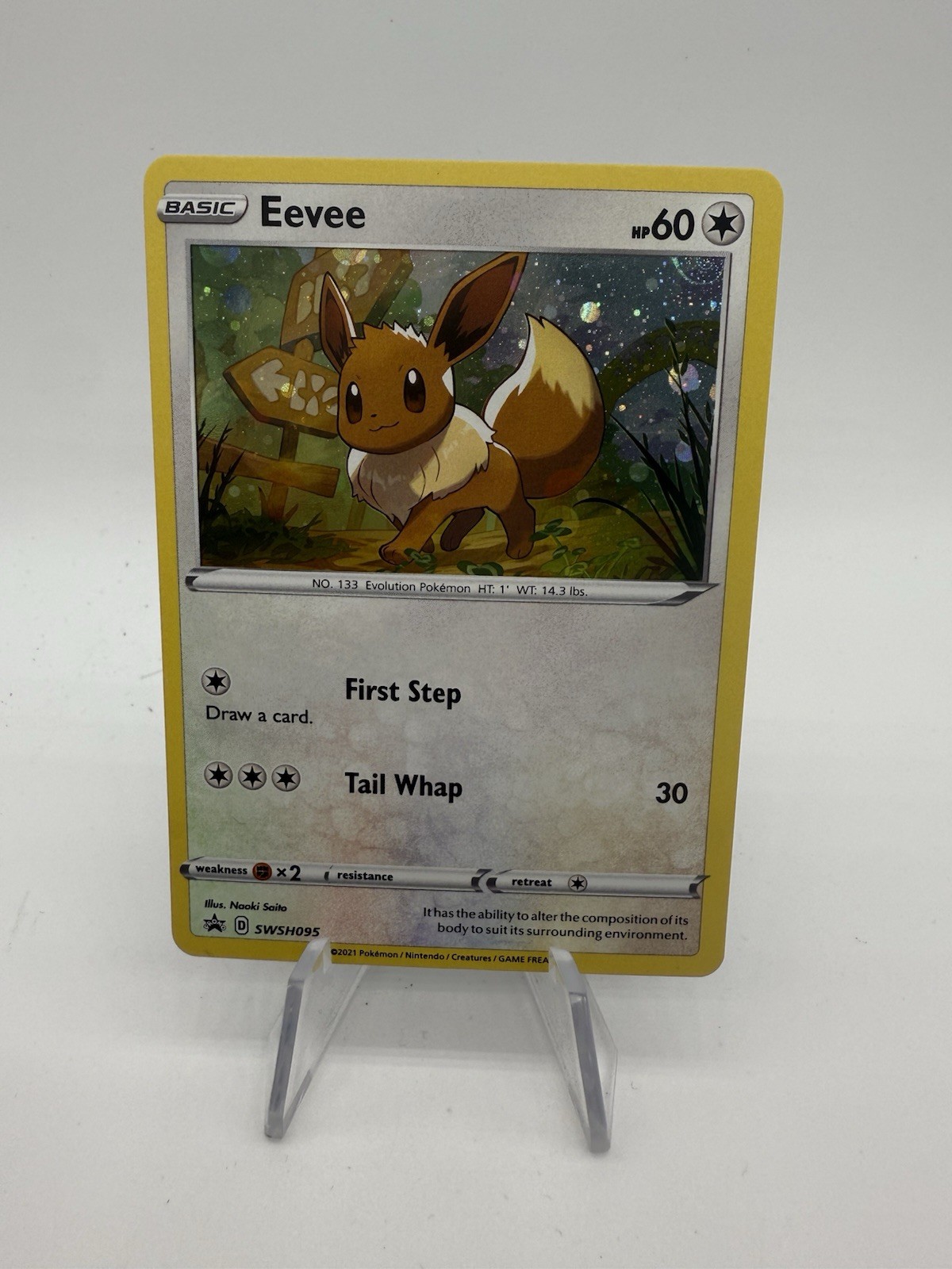 Pokemon EEVEE SWSH095 - Battle Styles - RARE HOLO PROMO - MINT