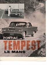 1962 Pontiac Tempest Lemans Coupe 6 Pg Road Test Article