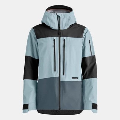 Ortovox RAVINE FREE 3L Hardshell-Jacke Damen glacier grey grau