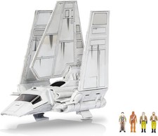 STAR WARS Micro Galaxy Squadron Tydirium Shuttle 7  Vehicle & Four 1  Figure New