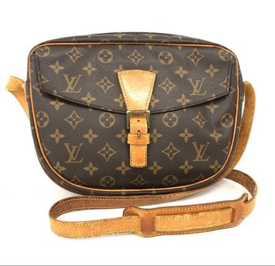 Louis Vuitton Monogram Jeune Fille Shoulder Bag Brown Canvas Auth