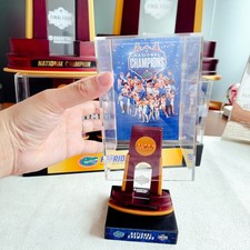 2025 NCAA Division I Men's Basketball National Championship Trophy 12cm Wooden