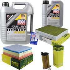 INSPEKTIONSKIT FILTER LIQUI MOLY ÖL 6L 5W-40 für BMW 3er Touring F31 316d F30