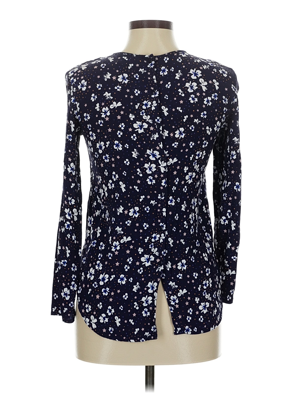 H&M Women Blue Long Sleeve Top 6 thumbnail 2