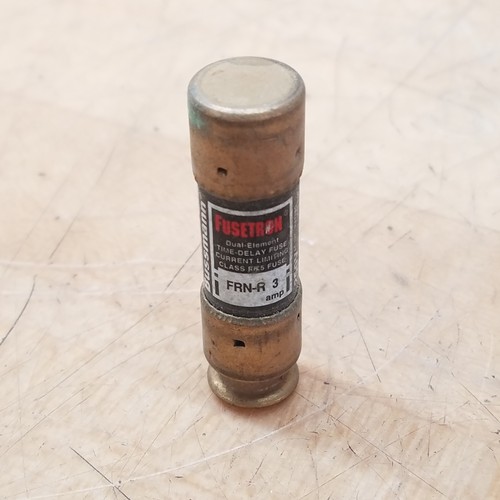 Bussmann FUSETRON FRN-R-3 Dual-Element Time-Delay 3 Amp Fuse - USED | eBay
