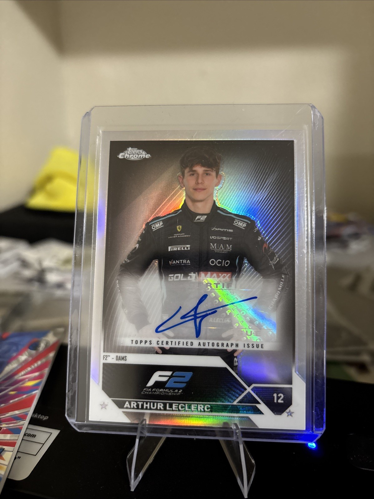 2023 Topps Chrome F1 Arthur Leclerc Refractor Auto!🔥