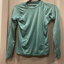 2 Long Sleeve Swim Tops Boys (green Is M 8/10...