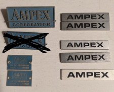 CHOICE: AMPEX Corporation Badge Name Plate Logo Audio Equipment Amplifier