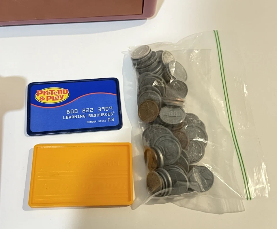 Pottery Barn Kids PBK Learning Resources Purple Cash Register Talking Scanner - Image 3 of 4