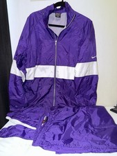 Vintage 90s Nike Nylon Windbreaker Tracksuit Set Size Small