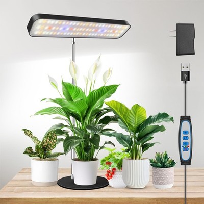 Grow Lights for Indoor Plants, Full Spectrum Table Plant Lights for Growing S...