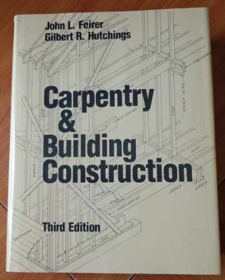 #ad #ad Carpentry and Building Construction Hardcover by John L Feirer Acceptable $15.28