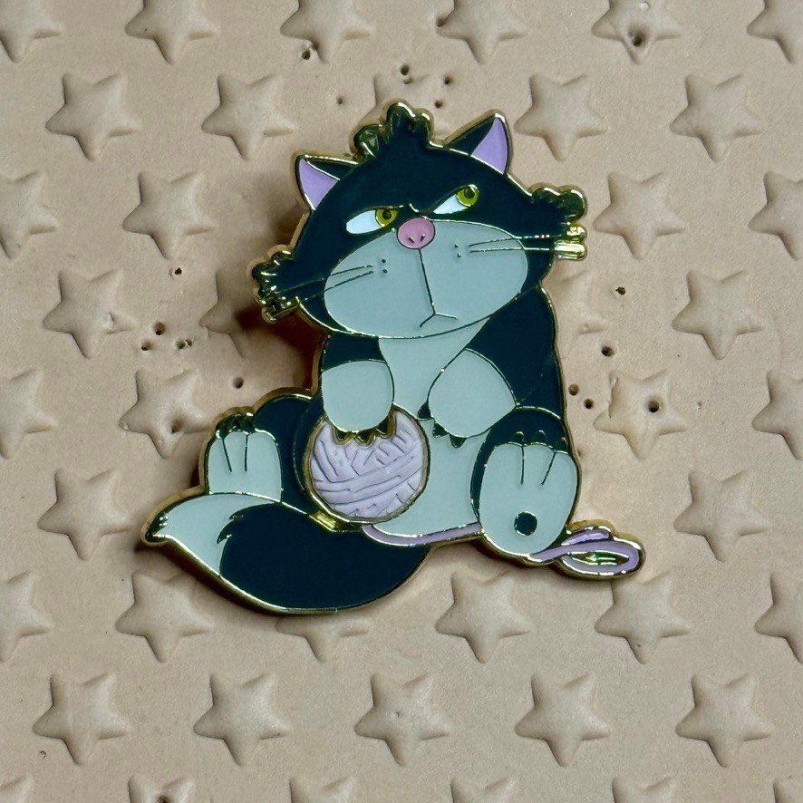 Lucifer - Disney Cats with Yarn Balls Series  Single Pin