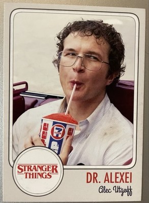 Stranger Things Custom Trading Card- Dr Alexei Played By Alec Utgoff