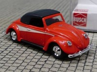 1/87 Busch Vw KäFer HebmüLler Rot 46716