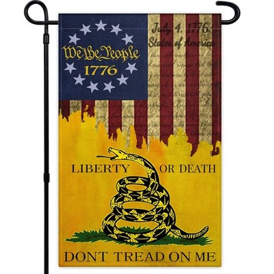 Dont Tread On Me Garden Flag for Outside 12x18 Double Sided We The People 177...