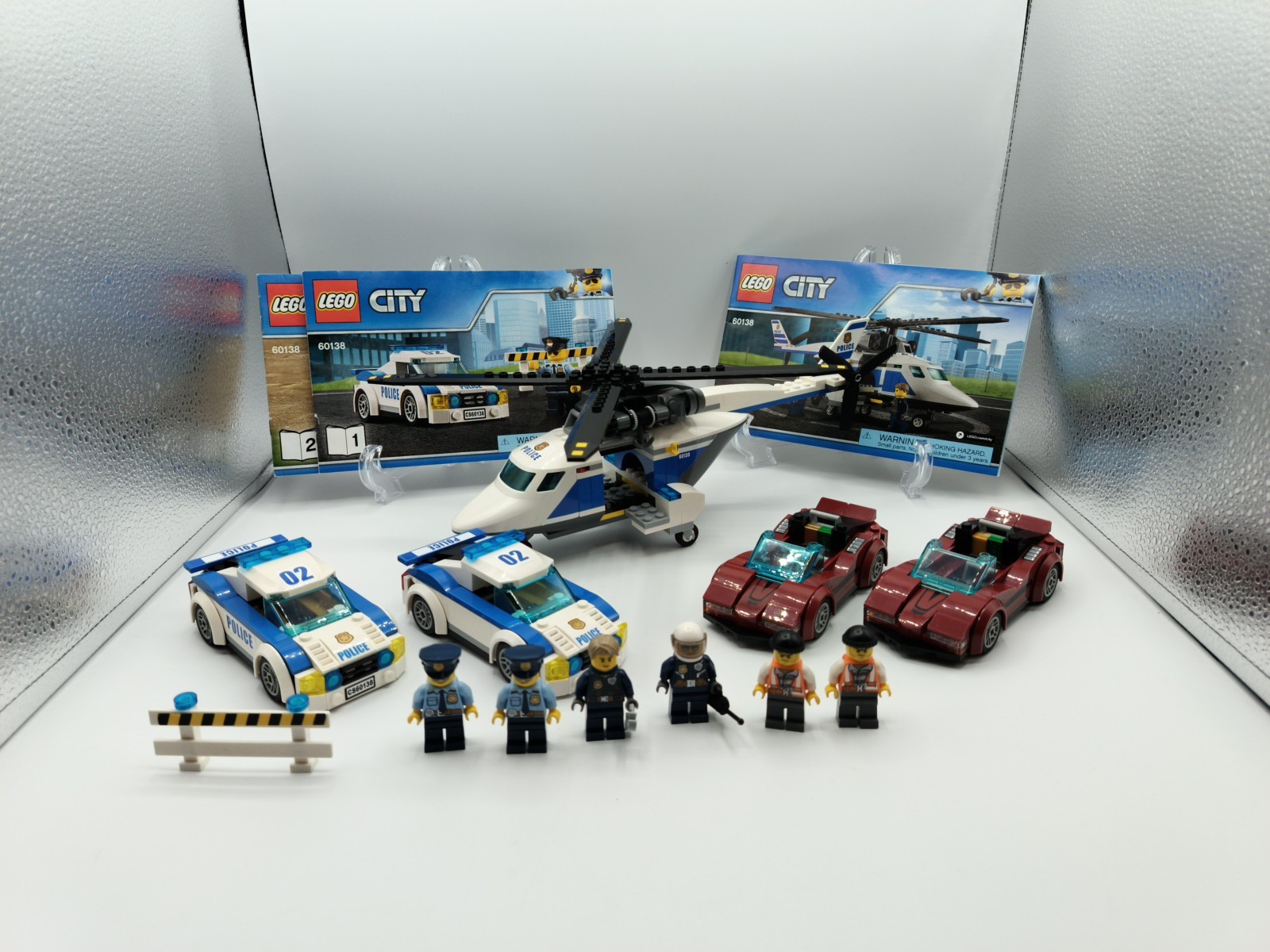 LEGO CITY: High-speed Chase (60138) Complete + Instructions + Extra Cars & Minis