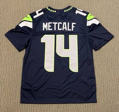 Nike Seattle Seahawks DK Metcalf Men's Blue Limited Jersey Size M
