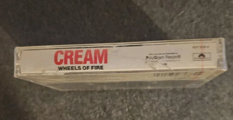 Cream - Wheels Of Fire     Cassette Tape  1986      Eric Clapton - Image 3 of 3