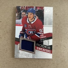 2025-26 SP Game Used Hockey Ivan Demidov Canadiens Rookie Relic Card #’d /299