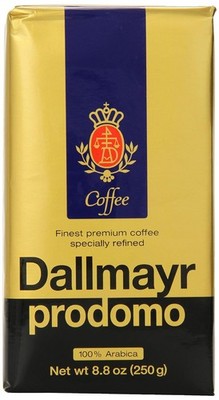 Dallmayr Gourmet Coffee, Prodomo (Ground), 8.8-Ounce Vacuum Packs (Pack of 3) by