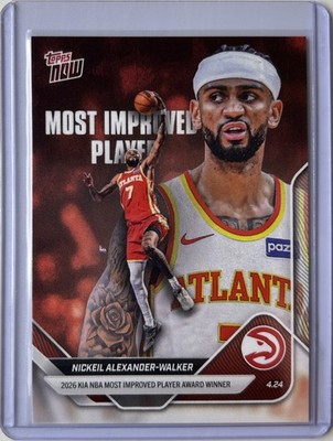 Nickeil Alexander-Walker 2025-26 NBA Topps Now #MIPA Atlanta Hawks PR: 568