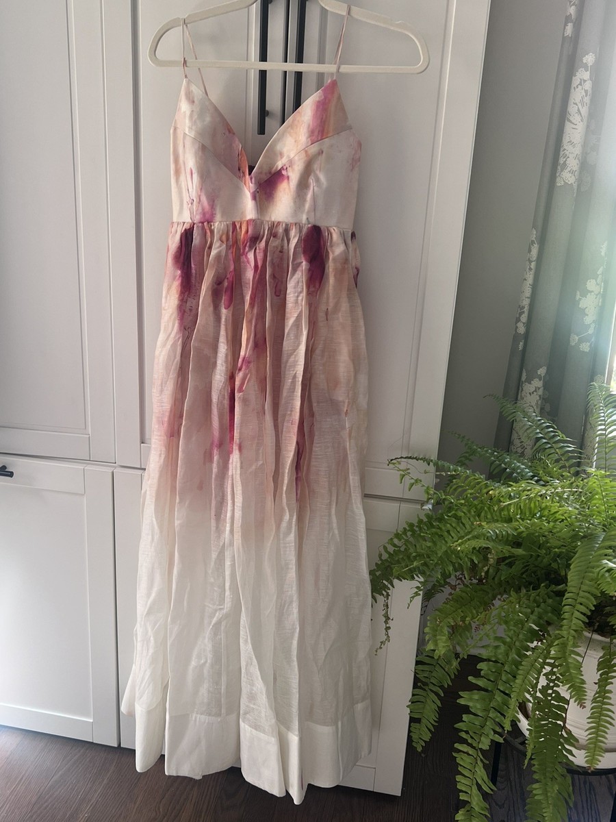 Zimmerman Dancer Empire waist Dress Light Pink Sz 0 | eBay