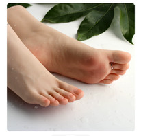 36 Size Female Foot Imitation Real Person Platinum Silicone Beautiful Foot Model