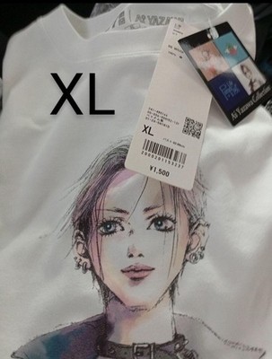 Ai Yazawa Collection UNIQLO UT T-Shirts NANA Japan WHITE SIZE XL