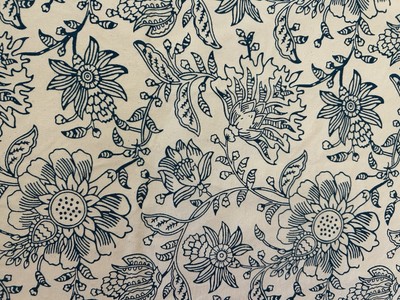 April Cornell 100% Cotton Teal Green Table Runner Beige Cream Modern Farmhouse