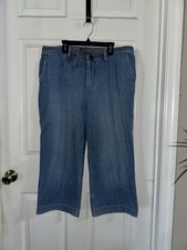 Faded Glory Denim Capris Size 16